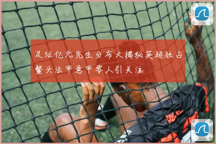 足坛亿元先生分布大揭秘英超独占鳌头法甲意甲零人引关注